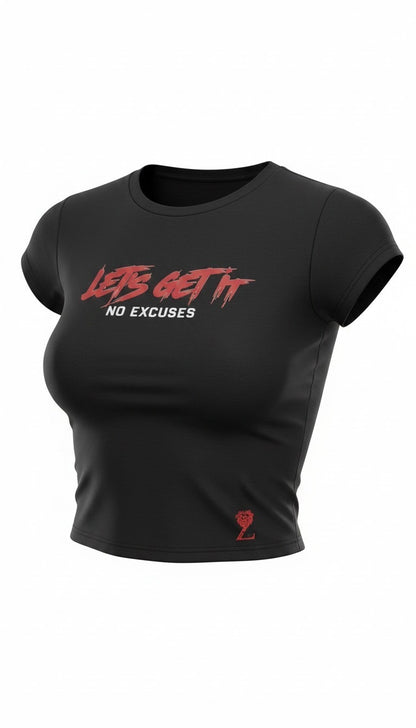 Women's Active Crop Tee & Shorts