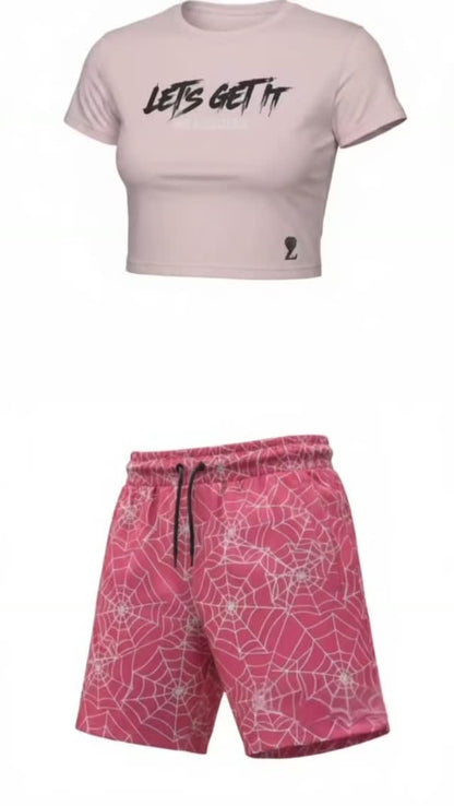 WOMENS: Zone Active  – Spider Pink