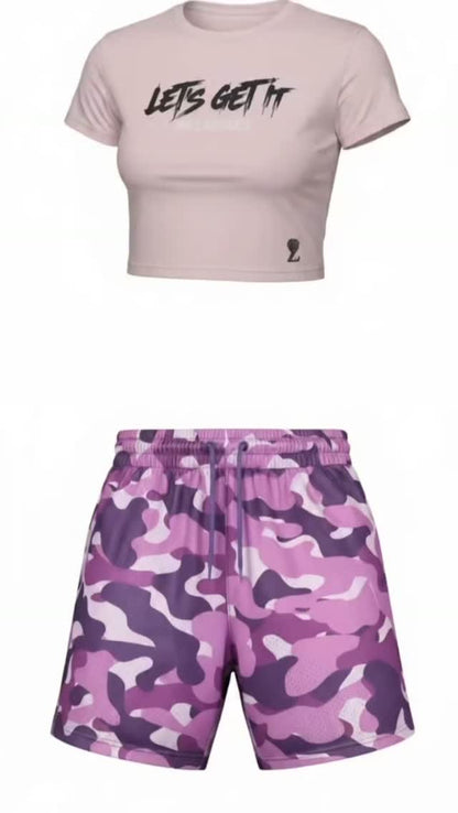 Womens: Zone Active  – Purple Camo