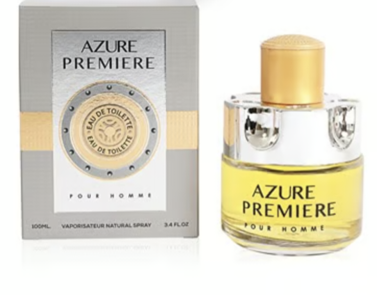 Mens cologne AZURE PREMIERE – Eau De Toilette (100ml / 3.4 fl. oz.)