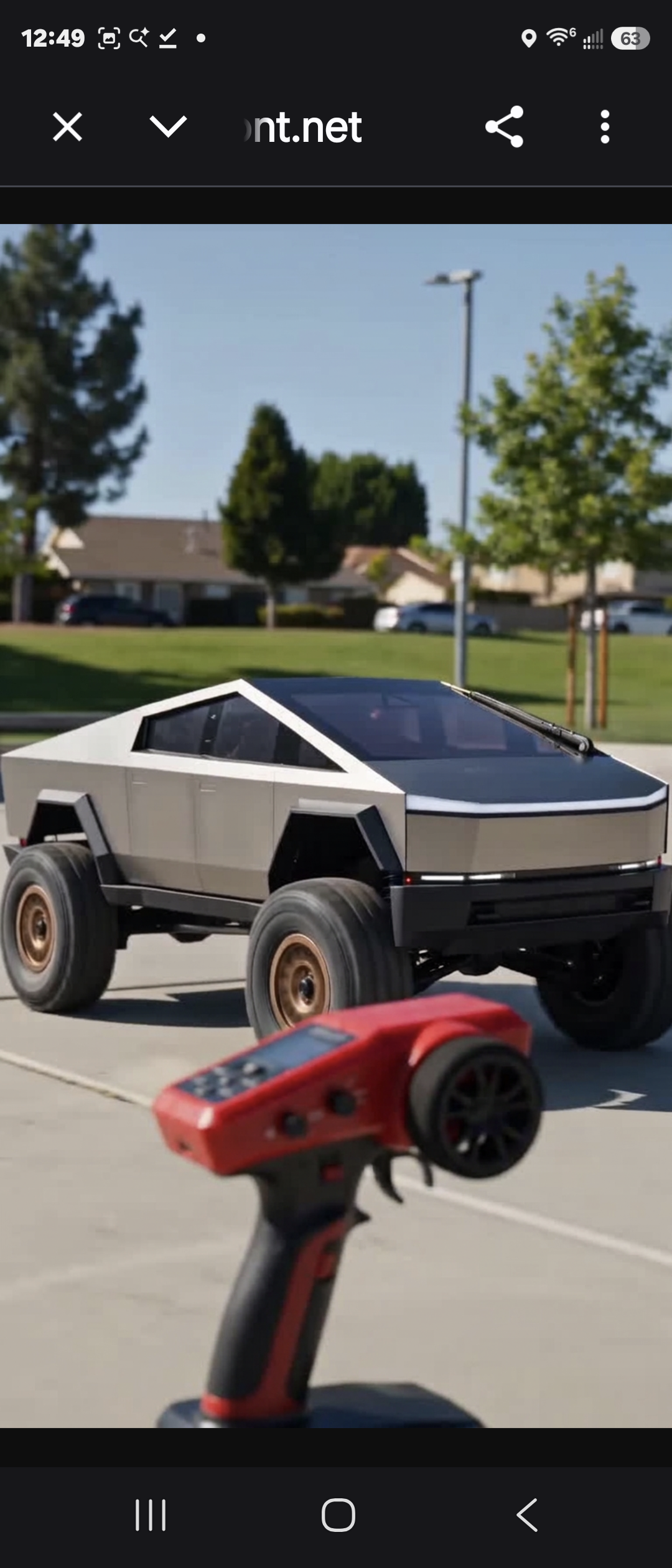 Remote Control Cyber Truck